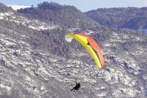 Paragleiter Landungen Lana022