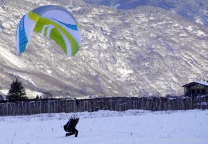 Paragleiter Landungen Lana041