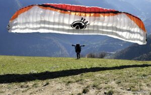 Paragleiter Piloten Lana Vigiljoch 011