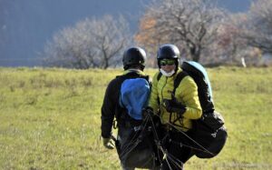 Paragleiter Piloten Lana Vigiljoch 036