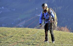 Paragleiter Piloten Lana Vigiljoch 042