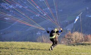 Paragleiter Piloten Lana Vigiljoch 045